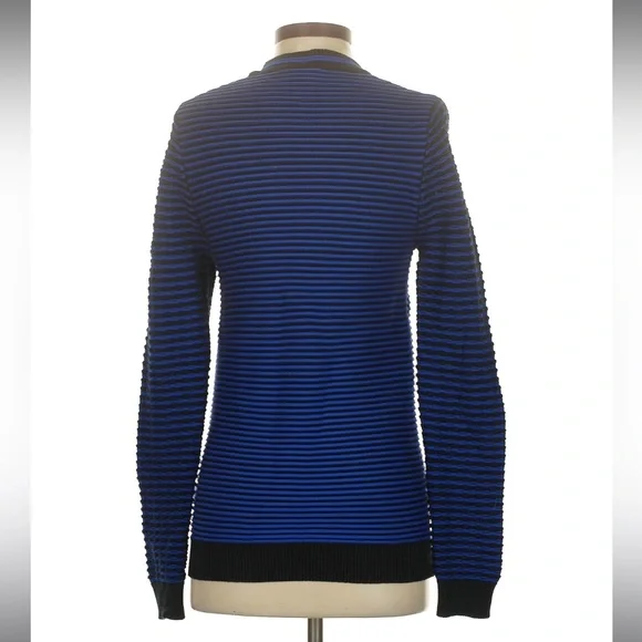 Kenzo Paris Logo Crewneck Sweater, Size S, Black and Blue - Picture 2 of 7